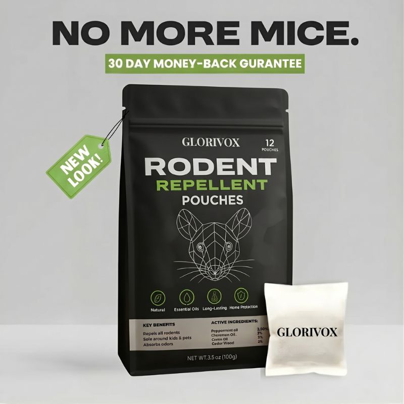 Place These Pouches Anywhere Mice Hide - And Watch Them Disappear. Permanently.