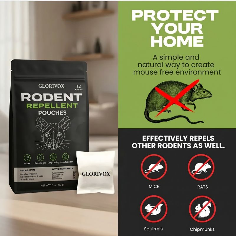 Place These Pouches Anywhere Mice Hide - And Watch Them Disappear. Permanently.