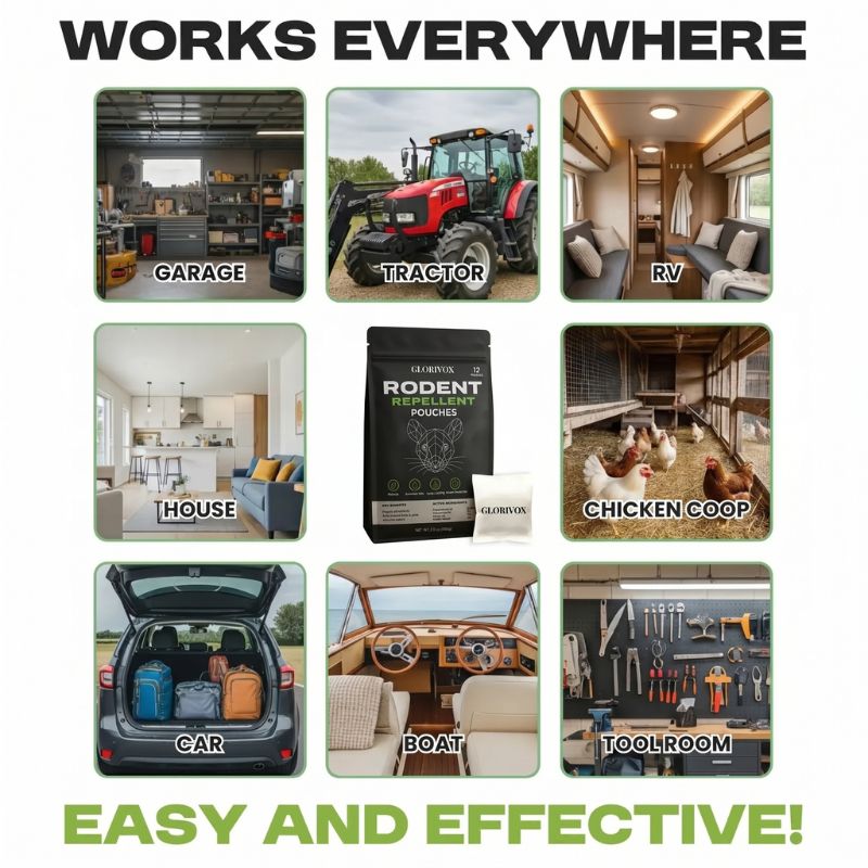 Place These Pouches Anywhere Mice Hide - And Watch Them Disappear. Permanently.